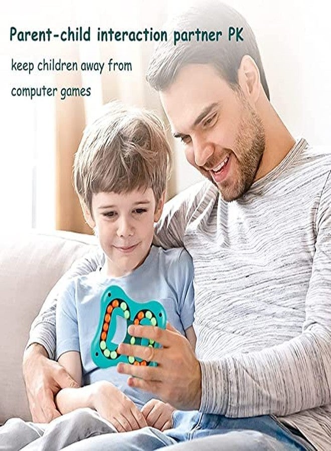 LISHER Magic Bean Cube Rotating Decompression Finger Gyro Ball Spinning Magic Bean Spinner Toy | Intelligent Rotating Finger tip Top Toy | Puzzle | Stress Relief Rotation Cube - Image 2